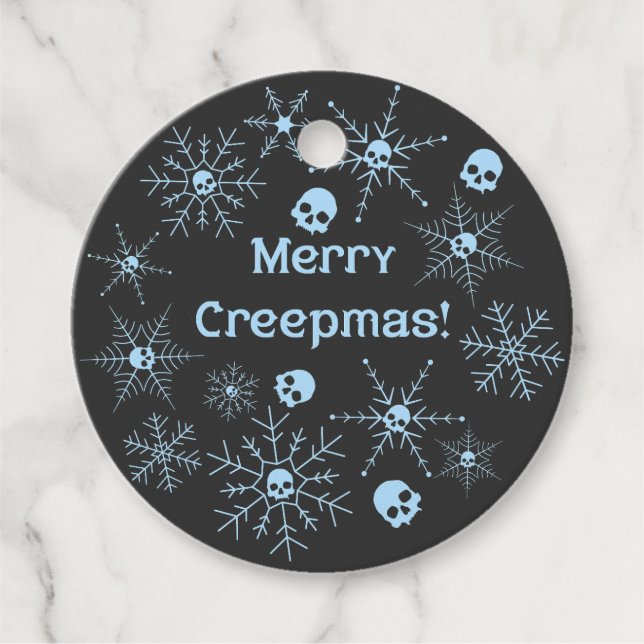 Merry Creepmas! Favour Tags (Front)