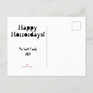 Merry Creepmas Horror Christmas Custom Postcard
