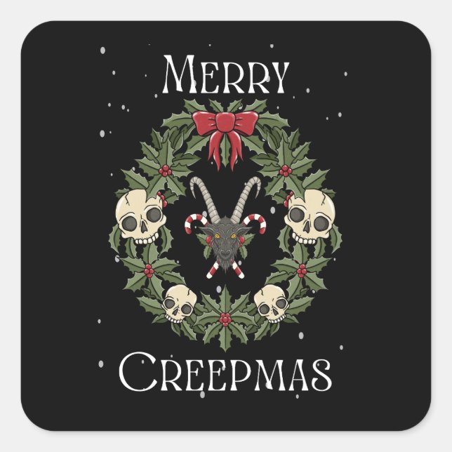 Merry Creepmas Sticker (Front)