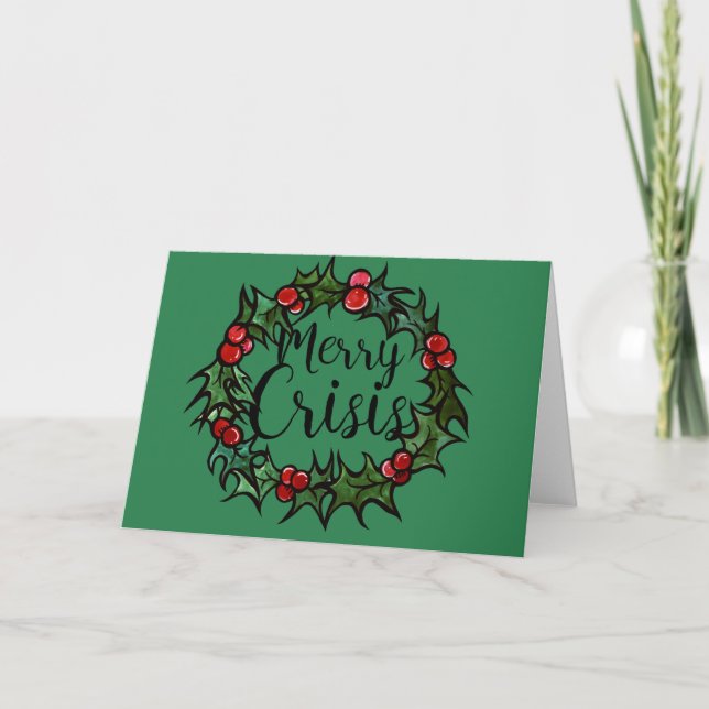 Merry Crisis Card (Front)