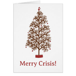 Merry Crisis Pre owned Christmas tree