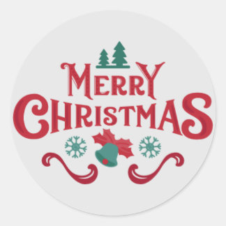 MERRY CRISTMAS STICKER