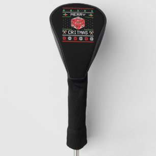 Merry Critmas II - Ugly Christmas Golf Head Cover