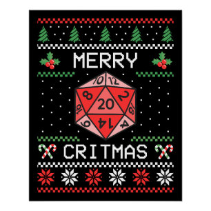 Merry Critmas II - Ugly Christmas Poster