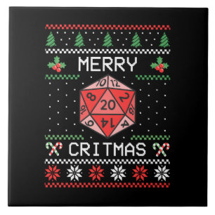 Merry Critmas II - Ugly Christmas Tile