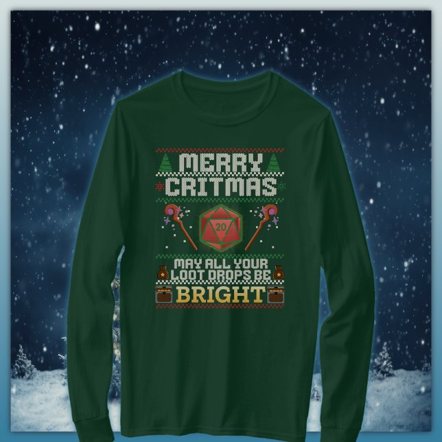 Merry Critmas Loot Drop | Healer Ugly Sweater (Creator Uploaded)