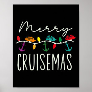 Merry Cruise-mas Cruise Christmas Xmas Pajamas Hol Poster