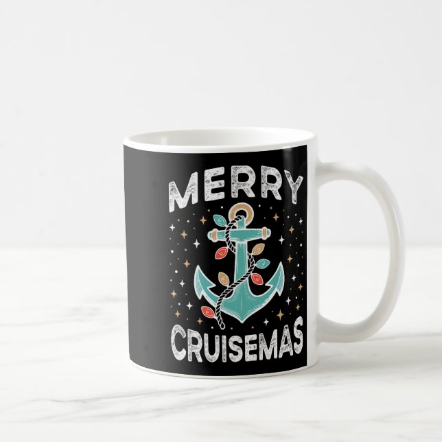 Merry Cruise-mas Matching Family Christmas Cruise  Coffee Mug (Right)