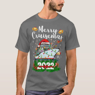 Merry Cruisemas 2022 Christmas Santa Reindeer Crui T-Shirt