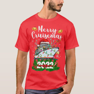 Merry Cruisemas 2022 Family Cruise Christmas Funny T-Shirt