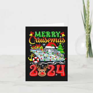 Merry Cruisemas 2024 Cruise Christmas Rudolph Xmas Card