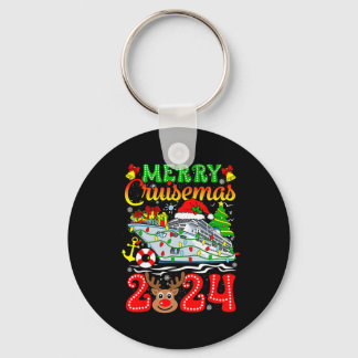 Merry Cruisemas 2024 Cruise Christmas Rudolph Xmas Key Ring
