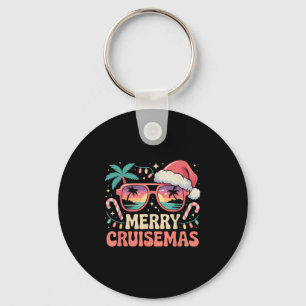 Merry Cruisemas 2025 2026 Christmas Santa Reindeer Key Ring