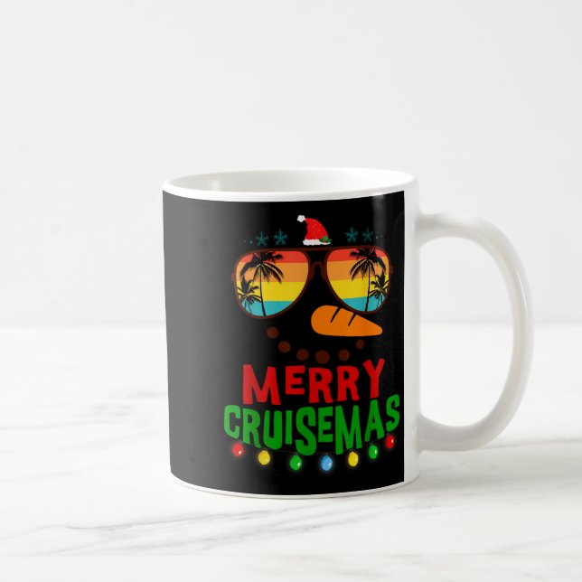 Merry Cruisemas 2025 Christmas Santa Snowman Cruis Coffee Mug (Right)