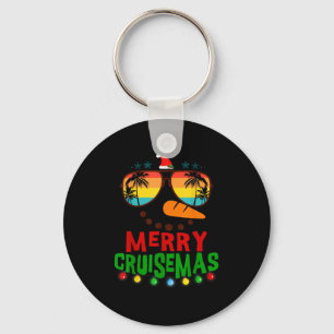 Merry Cruisemas 2025 Christmas Santa Snowman Cruis Key Ring