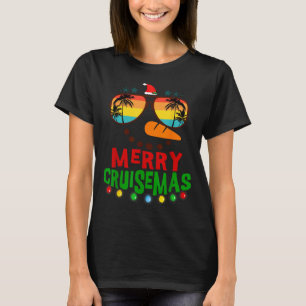 Merry Cruisemas 2025 Christmas Santa Snowman Cruis T-Shirt