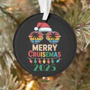 Merry Cruisemas 2025 Personalised Xmas Cruise Ornament