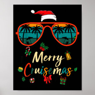 Merry Cruisemas 2025 Xmas Santa Reindeer Cruise Ma Poster