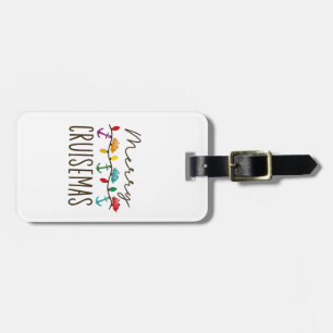 Merry Cruisemas Christmas Cruise Family Matching Luggage Tag