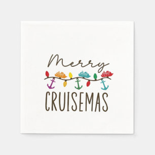 Merry Cruisemas Christmas Cruise Family Matching Napkin