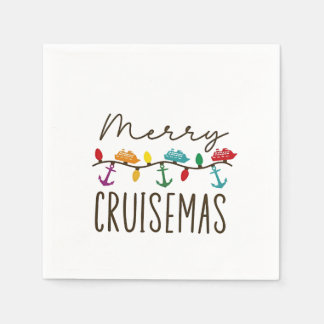 Merry Cruisemas Christmas Cruise Family Matching Napkin