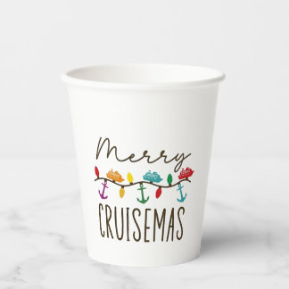 Merry Cruisemas Christmas Cruise Family Matching Paper Cups
