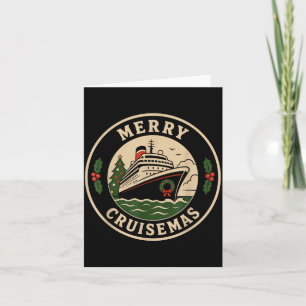 Merry Cruisemas Christmas Cruise Funny Cruise Card
