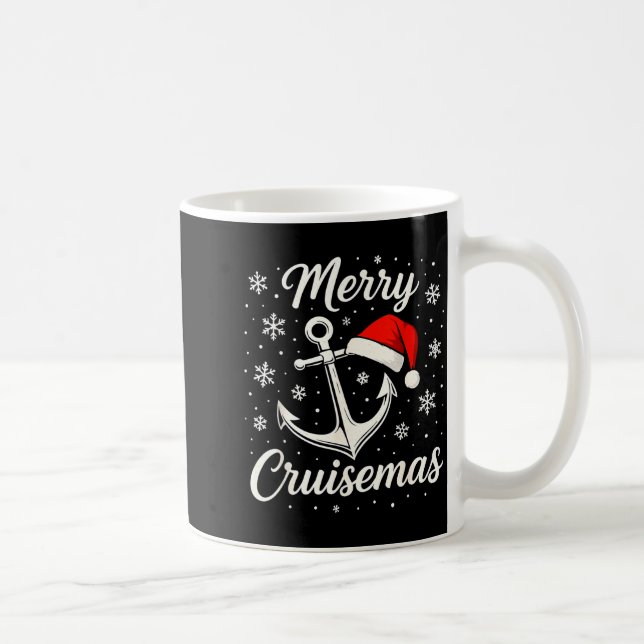 Merry Cruisemas Christmas Family Cruisin Funny Cru Coffee Mug (Right)