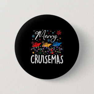 Merry Cruisemas Christmas Family Cruising Squad Xm 6 Cm Round Badge