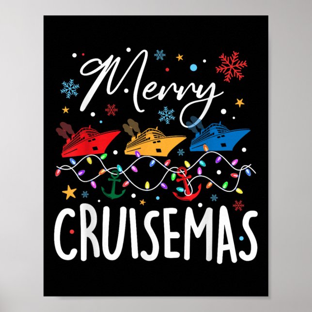 Merry Cruisemas Christmas Family Cruising Squad Xm Poster (Front)