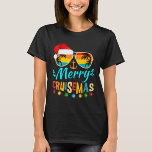 Merry Cruisemas Christmas Santa Reindeer Cruise  T-Shirt