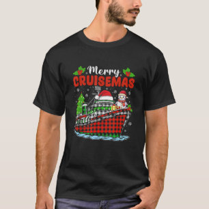 Merry Cruisemas Cruise Christmas Family Xmas Pajam T-Shirt