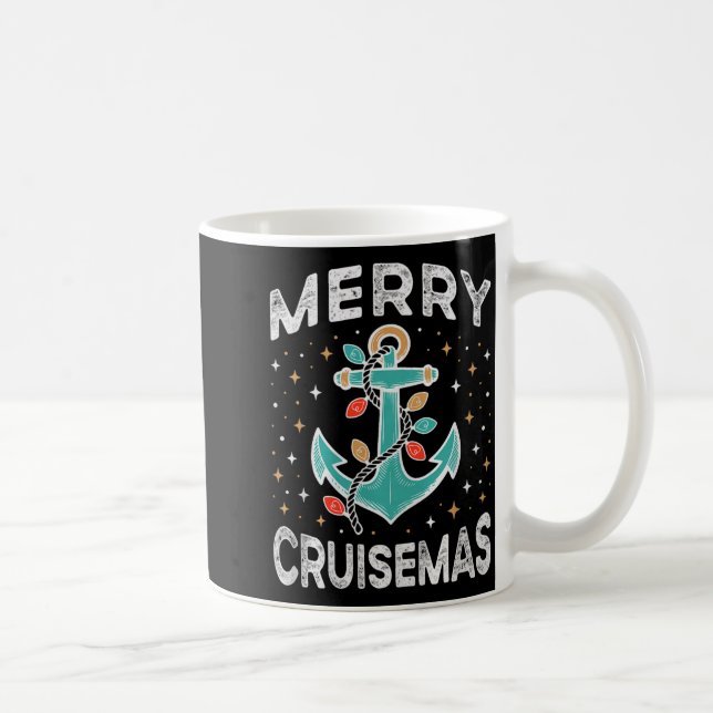 Merry Cruisemas Cruise Christmas Light Matching Fa Coffee Mug (Right)