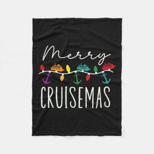 Merry Cruisemas Cruise Christmas Xmas Pyjamas Holi Fleece Blanket