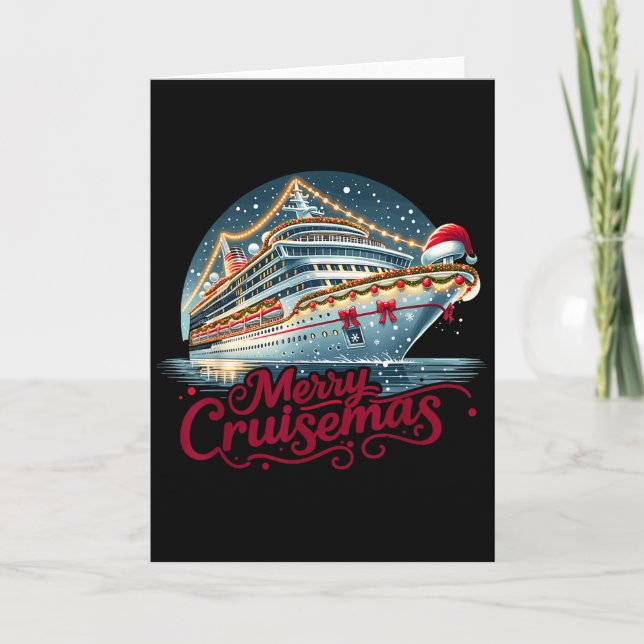 Merry Cruisemas - Cruise Mas  Card (Front)