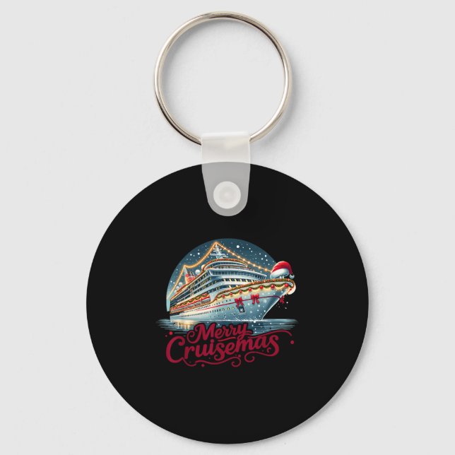 Merry Cruisemas - Cruise Mas  Key Ring (Front)