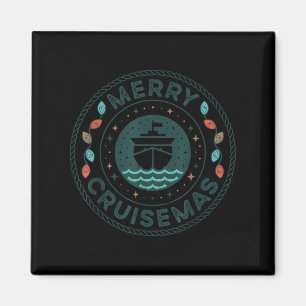 Merry Cruisemas Cruise Mas Matching Family Christm Magnet