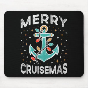 Merry Cruisemas Cruise Mas Matching Family Christm Mouse Mat