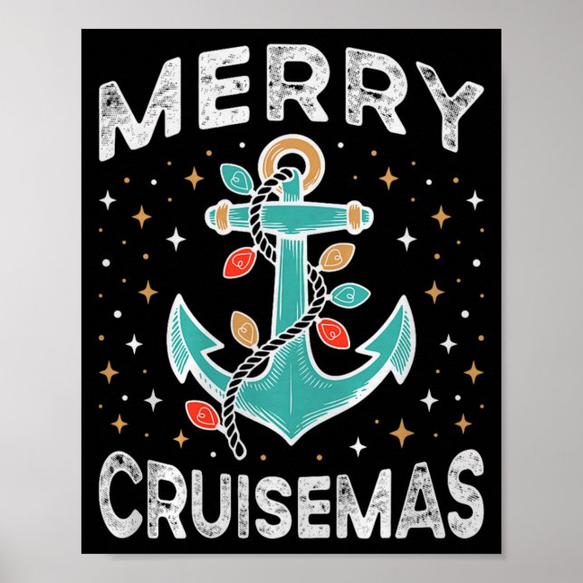 Merry Cruisemas Cruise Mas Matching Family Christm Poster (Front)