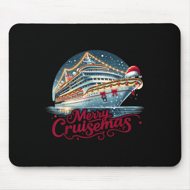 Merry Cruisemas - Cruise Mas  Mouse Mat (Front)