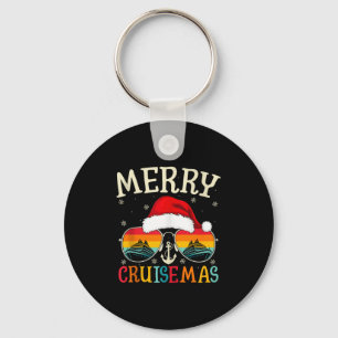 Merry Cruisemas Cruise Ship Vacation Cruising Chri Key Ring