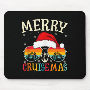 Merry Cruisemas Cruise Ship Vacation Cruising Chri Mouse Mat
