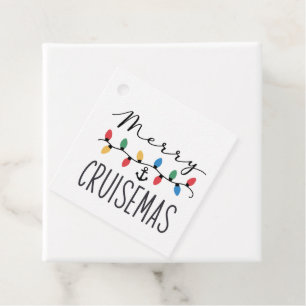 Merry Cruisemas Family Christmas Cruise Trip Favour Tags