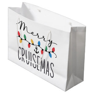 Merry Cruisemas Family Christmas Cruise Trip Large Gift Bag