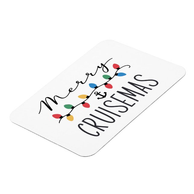 Merry Cruisemas Family Christmas Cruise Trip  Magnet (Left Side)