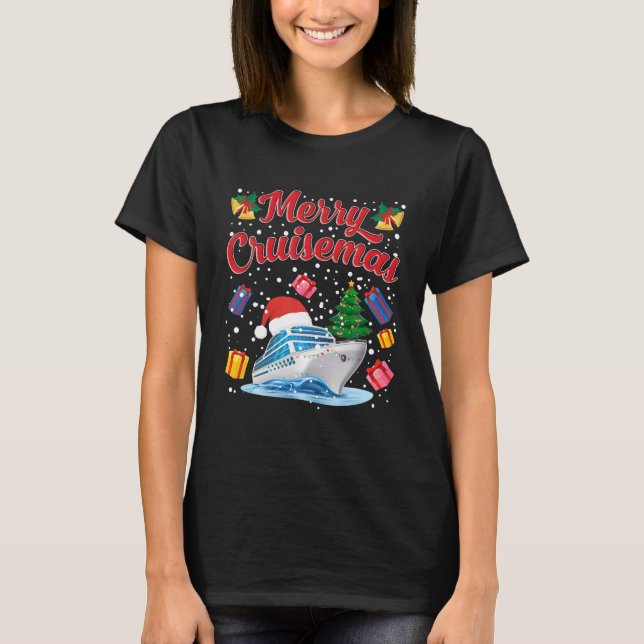 Merry Cruisemas Family Cruise Christmas 2020 T-Shirt (Front)