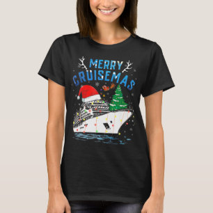 Merry Cruisemas Family Cruise Christmas 2022 Funny T-Shirt