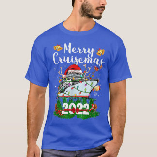Merry Cruisemas Family Cruise Christmas 2022 Funny T-Shirt