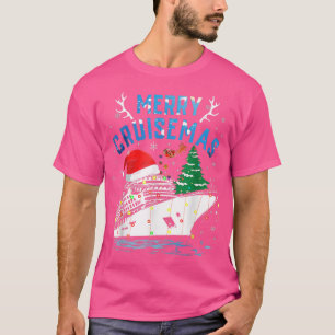 Merry Cruisemas Family Cruise Christmas 2022 Funny T-Shirt
