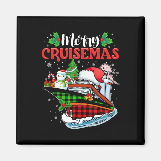 Merry Cruisemas Family Cruise Christmas 2023 Fun 1 Magnet (Front)